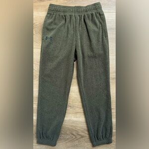 Under Armour Fleece Jogger Pants Green, Little Boy Size 6
